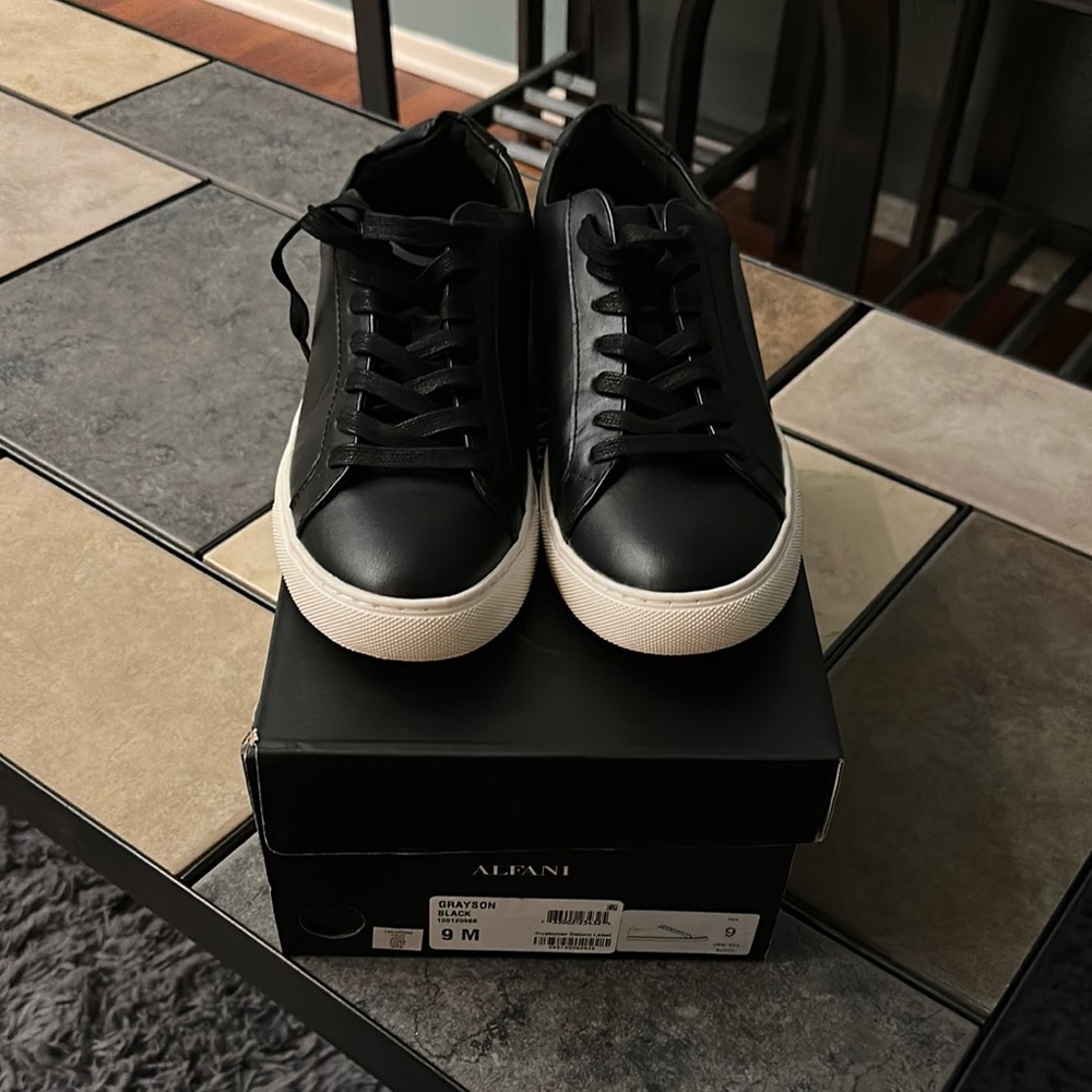 Alfani Men's Black Sneakers